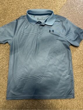 Under Armour Men’s Sky Blue Graphic Polo